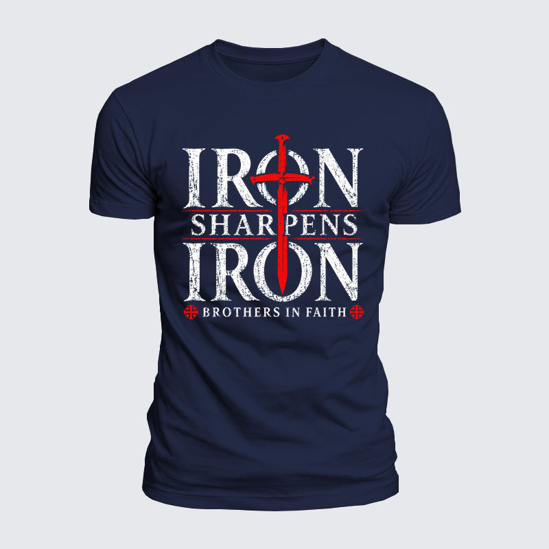 Luxe Mercerized Cotton Tee - Iron Sharpens Iron Brothers In Faith