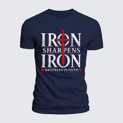 Luxe Mercerized Cotton Tee - Iron Sharpens Iron Brothers In Faith