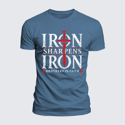 Luxe Mercerized Cotton Tee - Iron Sharpens Iron Brothers In Faith