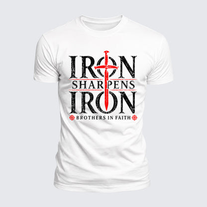 Luxe Mercerized Cotton Tee - Iron Sharpens Iron Brothers In Faith