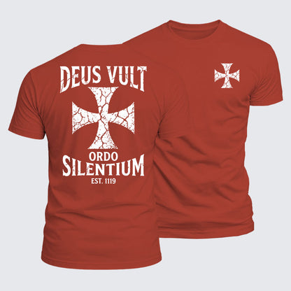 Luxe Mercerized Cotton Tee - Deus Vult