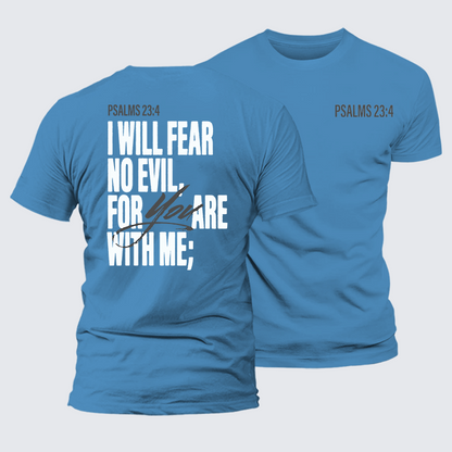 Luxe Mercerized Cotton Tee - Fear No Evil