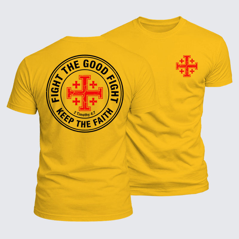 Luxe Mercerized Cotton Tee -  Fight the Good Fight