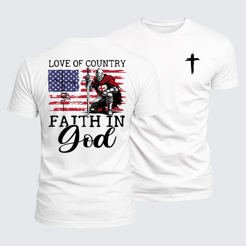 Luxe Mercerized Cotton Tee - Faith In God