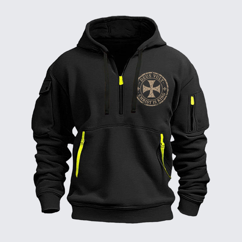 Zipper Hoodies - Deus Vult Christ Is King