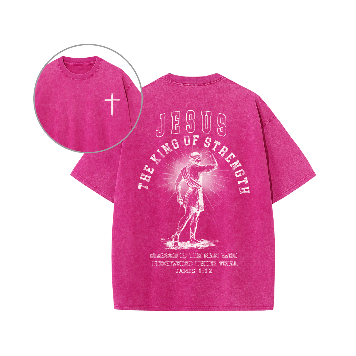 Jesus The King of Strength Graphic Unisex Tee