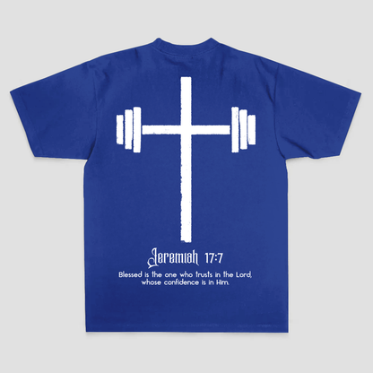 Jeremiah 17:7 Blessed Is The One Who Trusts In The Lord Printed Men's T-shirt