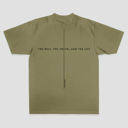 The Way The Truth And The Life Printed Men's T-shirt