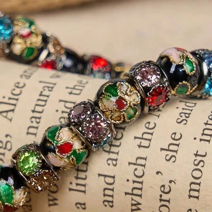 Handcrafted Cloisonné Beads Timeless Faith Bracelet A Testament of Christ's Presence