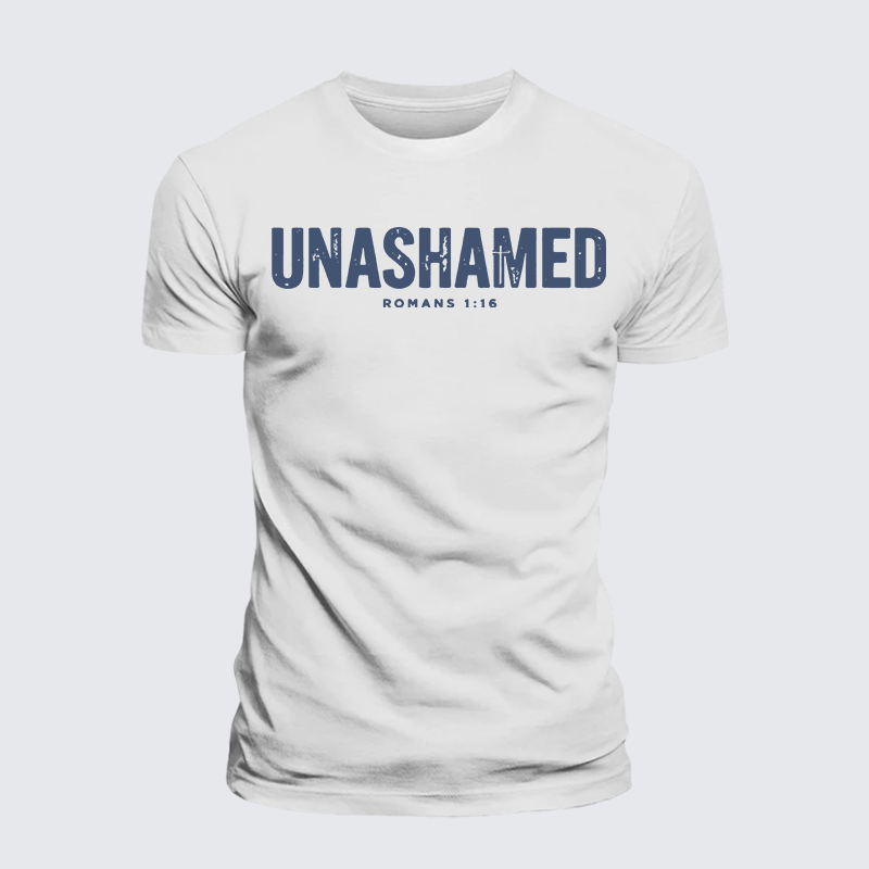 Luxe Mercerized Cotton Tee - UNASHAMED Romans 1:16
