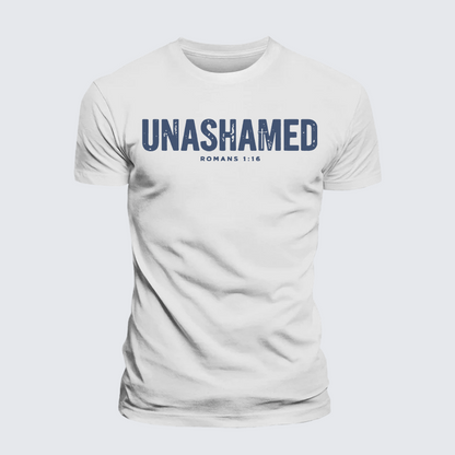 Luxe Mercerized Cotton Tee - UNASHAMED Romans 1:16