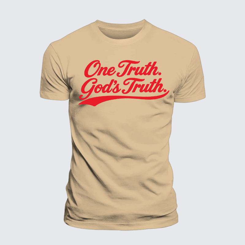 Luxe Mercerized Cotton Tee - One Truth God's Truth
