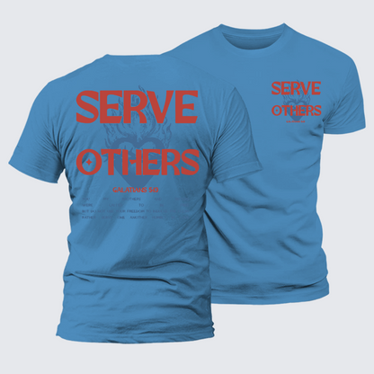 Luxe Mercerized Cotton Tee - Serve Others