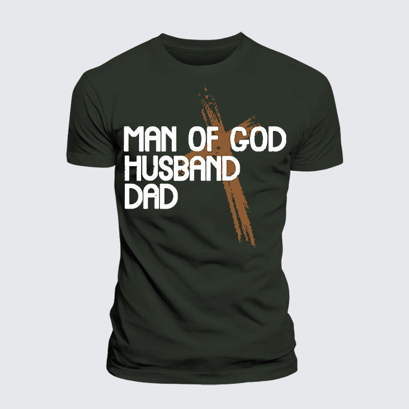 Luxe Mercerized Cotton Tee - Man Of God Husband Dad