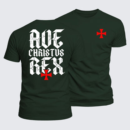 Luxe Mercerized Cotton Tee - Ave Christus Rex