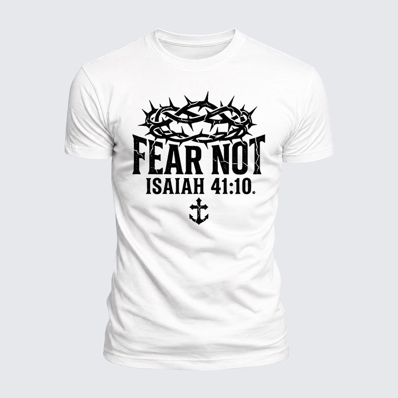 Luxe Mercerized Cotton Tee - Fear Not Isaiah 41:10