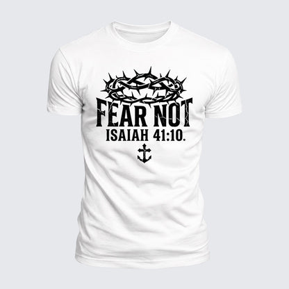 Luxe Mercerized Cotton Tee - Fear Not Isaiah 41:10