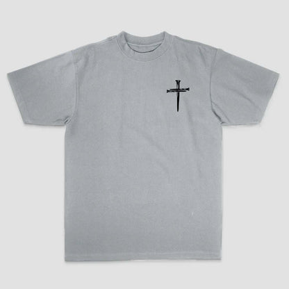 If You Bring Up My Past You Should Know That Jesus Dropped The Charges Printed Men's T-shirt