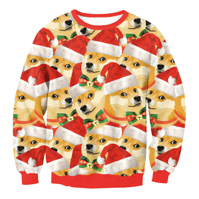 Unisex 3D Printed Christmas Sweatshirt