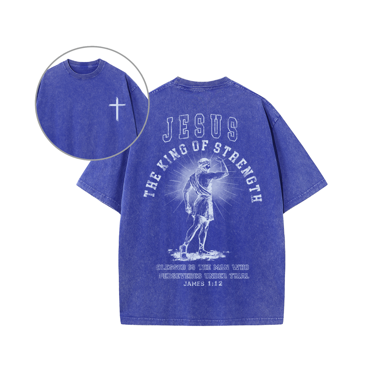 Jesus The King of Strength Graphic Unisex Tee