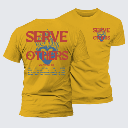 Luxe Mercerized Cotton Tee - Serve Others