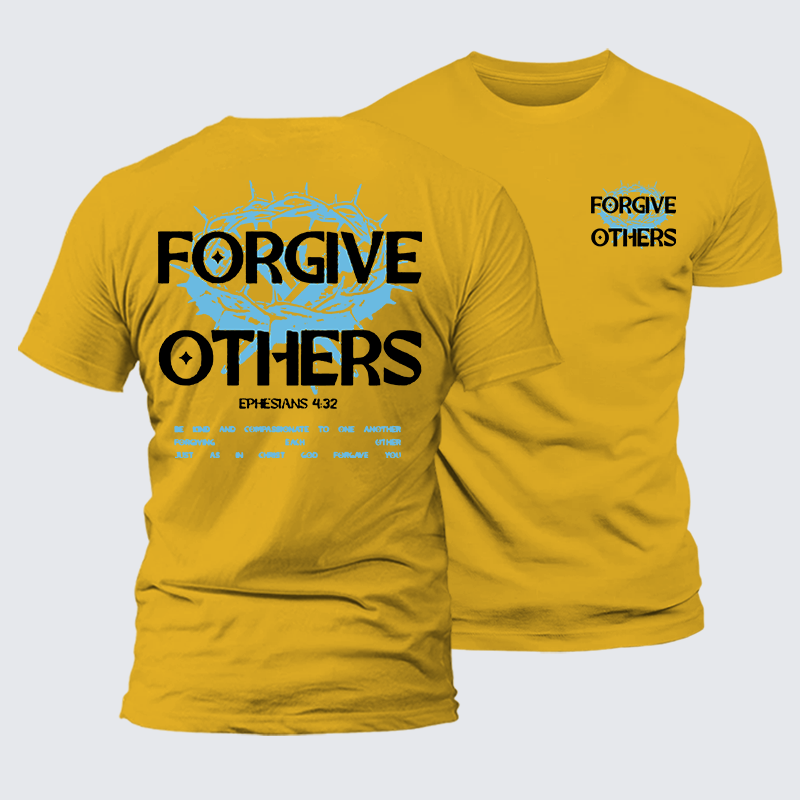 Luxe Mercerized Cotton Tee - Forgive Others