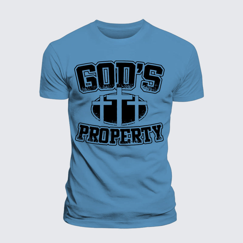 Luxe Mercerized Cotton Tee - Property Of God