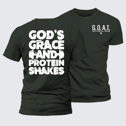 Luxe Mercerized Cotton Tee - Gym Faith