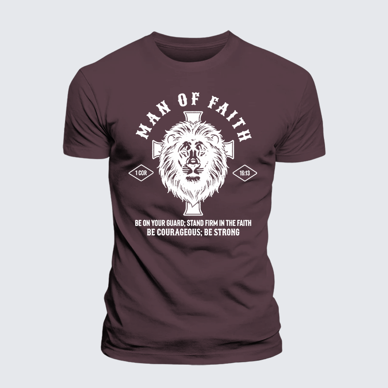 Luxe Mercerized Cotton Tee - Man Of Faith