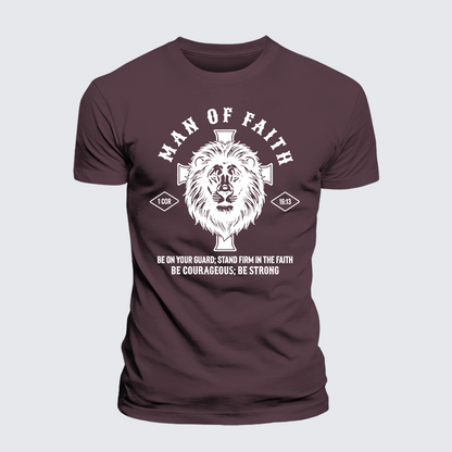 Luxe Mercerized Cotton Tee - Man Of Faith