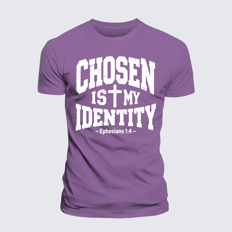 Luxe Mercerized Cotton Tee - Chosen Is My ldentity