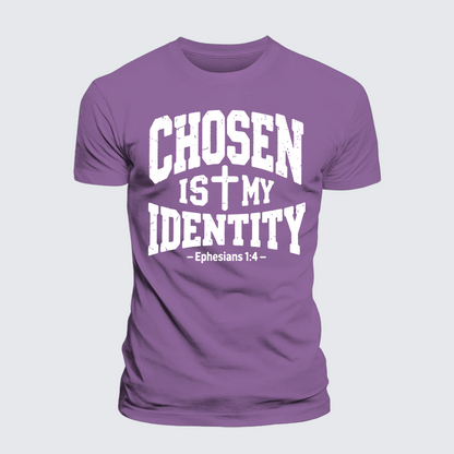 Luxe Mercerized Cotton Tee - Chosen Is My ldentity