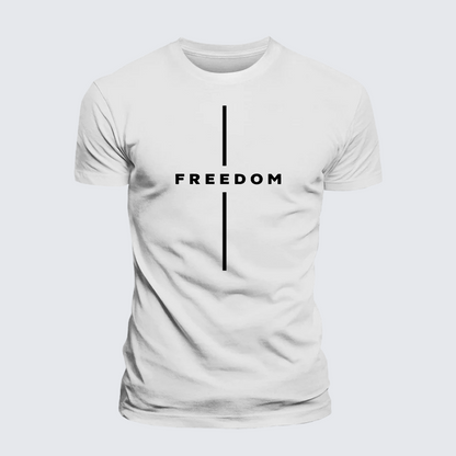 Luxe Mercerized Cotton Tee - Freedom Is Not Free