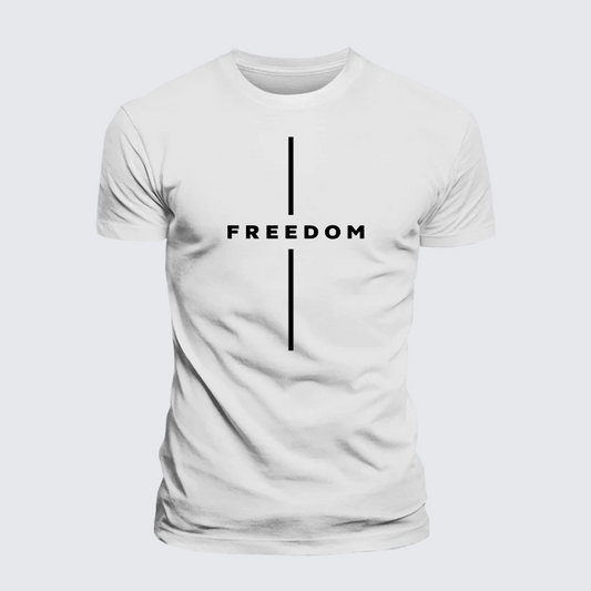 Luxe Mercerized Cotton Tee - Freedom Is Not Free