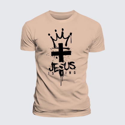 Luxe Mercerized Cotton Tee - Jesus Is King