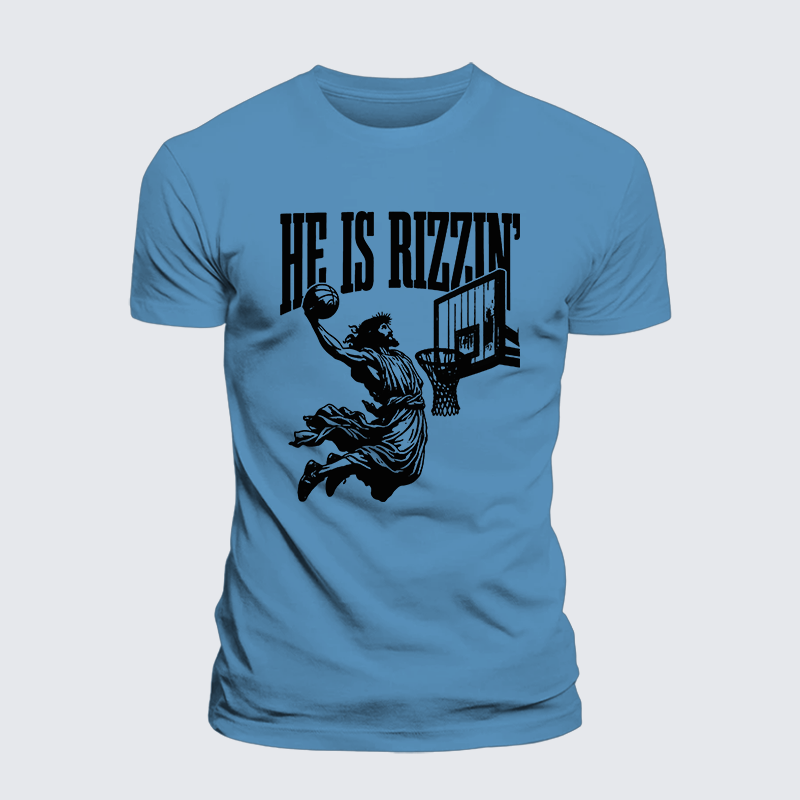 Luxe Mercerized Cotton Tee - He Is Rizzin