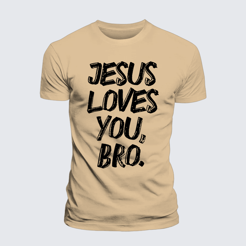 Luxe Mercerized Cotton Tee - Jesus Loves Bro