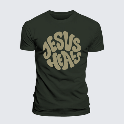 Luxe Mercerized Cotton Tee - Jesus Heals
