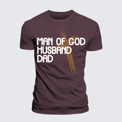 Luxe Mercerized Cotton Tee - Man Of God Husband Dad