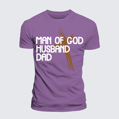 Luxe Mercerized Cotton Tee - Man Of God Husband Dad