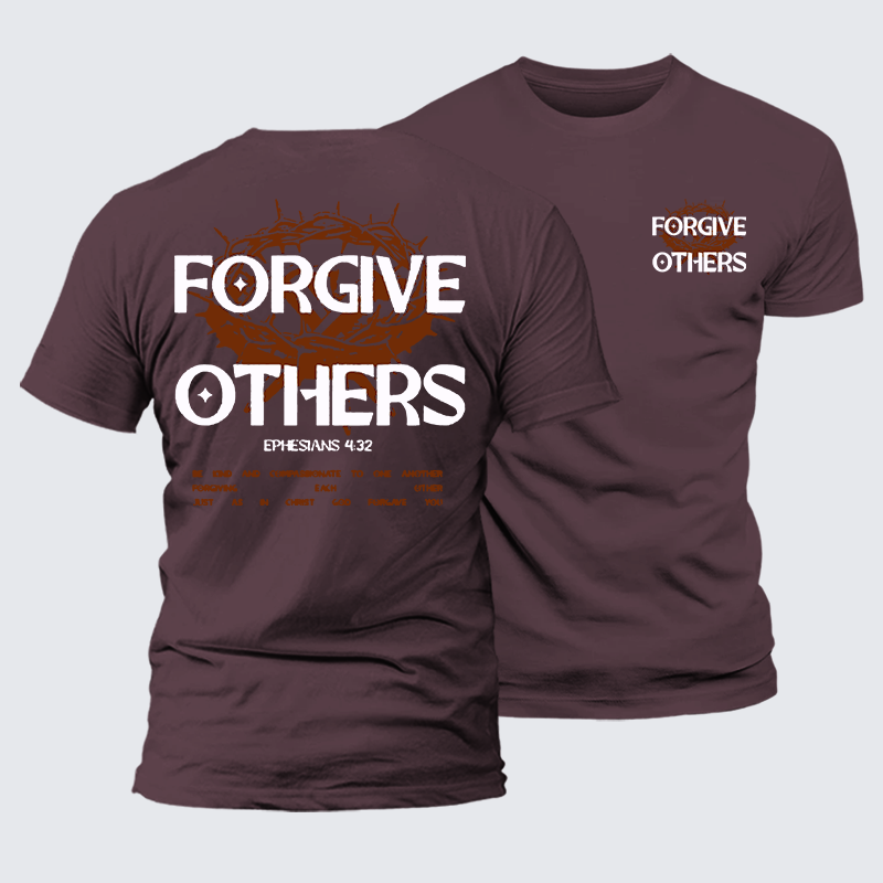Luxe Mercerized Cotton Tee - Forgive Others