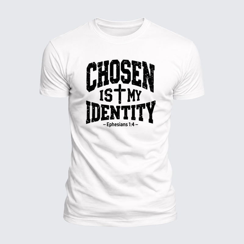 Luxe Mercerized Cotton Tee - Chosen Is My Identity