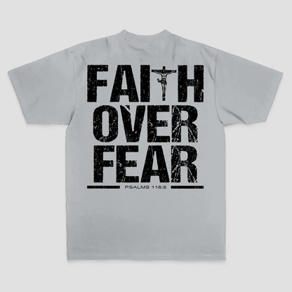 Faith Over Fear Printed Men's T-shirt