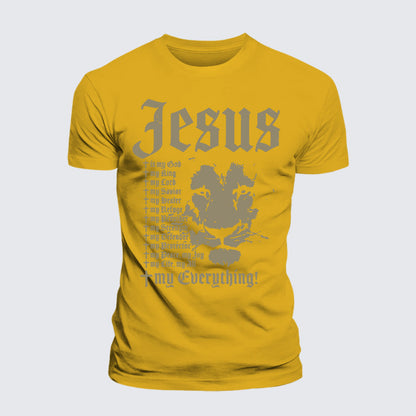 Luxe Mercerized Cotton Tee - Jesus Is My God King Lord