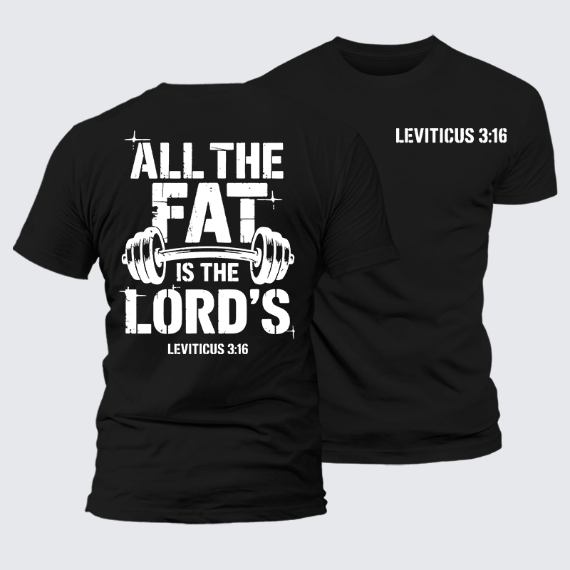 Luxe Mercerized Cotton Tee - All The Fat Is The Lord's