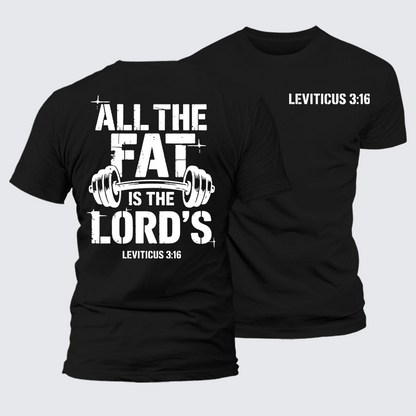 Luxe Mercerized Cotton Tee - All The Fat Is The Lord's