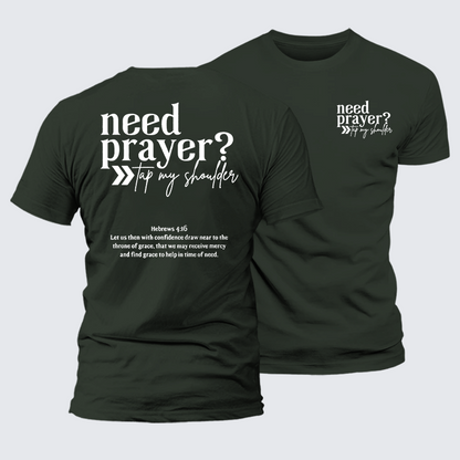 Luxe Mercerized Cotton Tee - Need Prayer