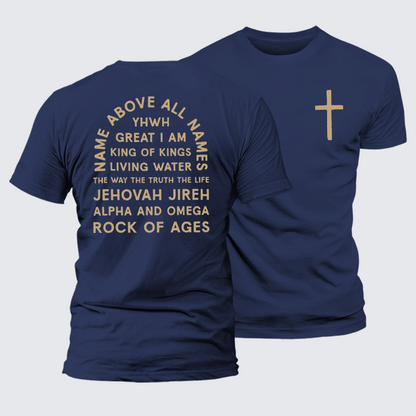 Luxe Mercerized Cotton Tee - Name Above All Names