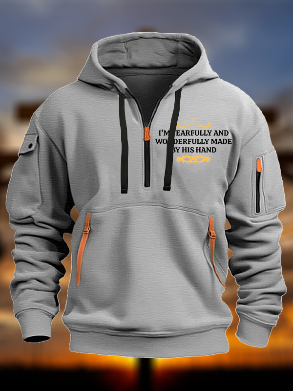 I’m Fearfully And Wonderfully Made By His Hand Jesus God Christian Zipper Hoodies