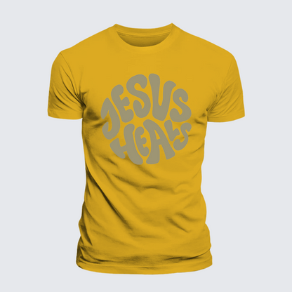 Luxe Mercerized Cotton Tee - Jesus Heals